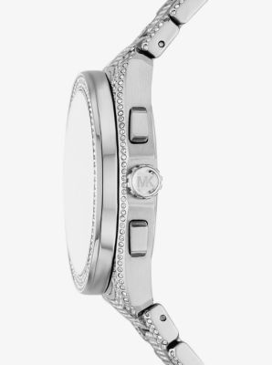 Oversized Accelerator 2.0 Pavé Silver-Tone Watch image number 1