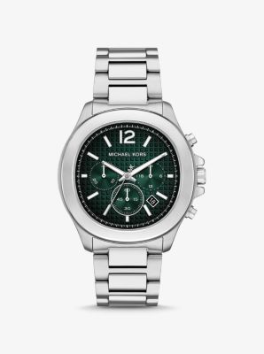 Oversized Sage Silver-Tone Watch image number 0