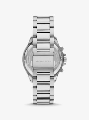 Michael kors silver square watch best sale