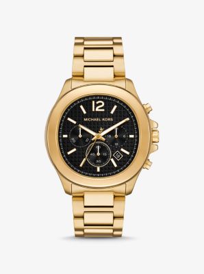 Reloj Sage oversize en tono dorado image number 0