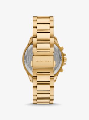 Oversized Sage Gold-Tone Watch image number 2