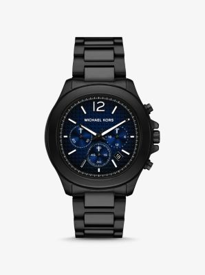 Oversized Sage Black-Tone Watch image number 0