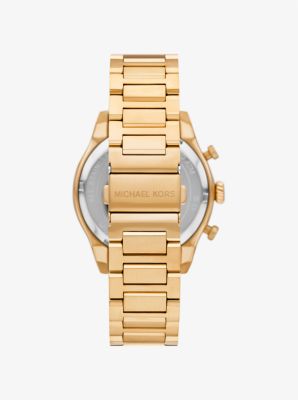 Oversized Panorama Gold-Tone Watch image number 2