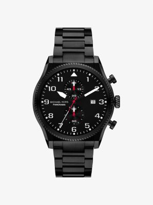 Oversized Panorama Black-Tone Watch image number 0