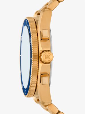 Oversized Maritime Gold-Tone Watch