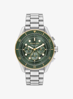 Reloj Maritime oversize en dos tonos