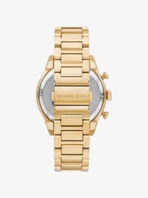 Oversized Panorama Gold-Tone Watch