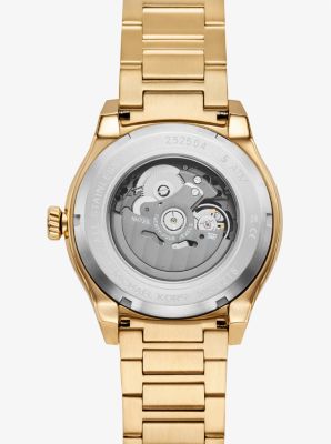 Oversized Panorama Gold-Tone Watch