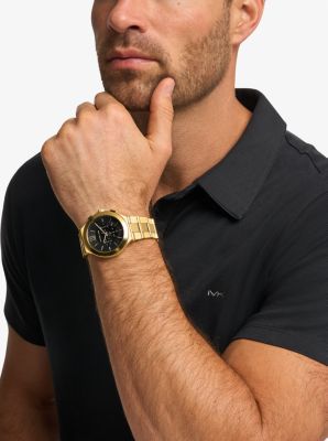 マイケルジョーダン 24k GOLD COLECTIBLE Oversized Billie Gold-Tone Watch | Michael Kors [US]