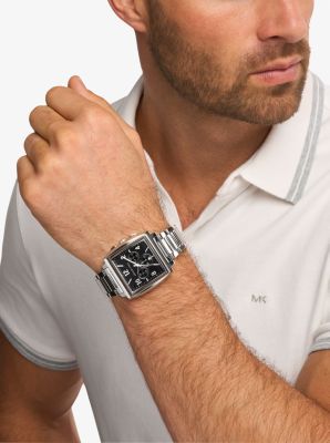 Thumbnail - MK Übergroße Armbanduhr Rhys Im Silberton - Silberton - Michael Kors
