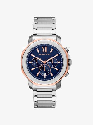 Oversized Prescott Two-Tone Watch