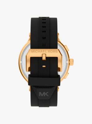 Oversized Billie Gold-Tone and Silicone Watch