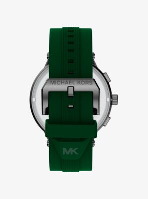 Oversized Billie Gunmetal and Silicone Watch