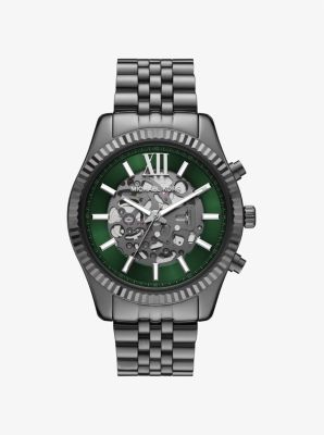 Oversized Lexington Gunmetal Watch