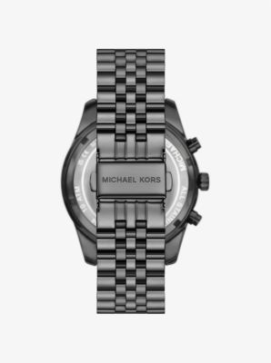 Oversized Lexington Gunmetal Watch