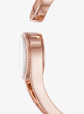 Michael kors best sale fitness tracker rosegold