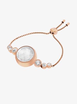 Varick Rose Gold-Tone Slider Tracker in ROSE GOLD | Michael Kors