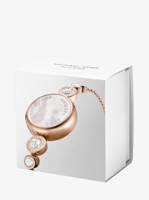 Varick Rose Gold-Tone Slider Tracker in ROSE GOLD | Michael Kors