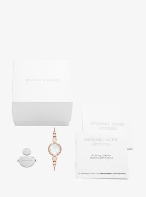 Varick Rose Gold-Tone Slider Tracker in ROSE GOLD | Michael Kors