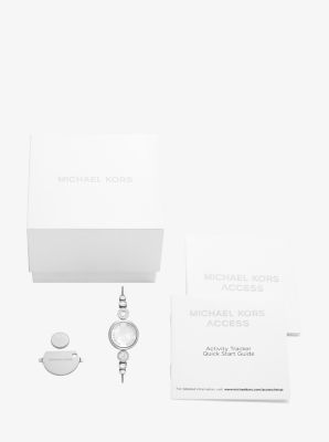 Moniteur d'activit&eacute; Varick argent&eacute; &agrave; bracelet coulissant