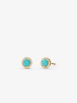 michael kors turquoise earrings
