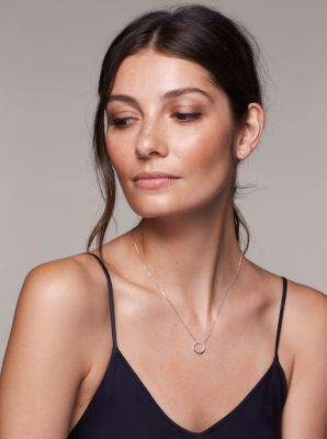 Precious Metal-Plated Sterling Silver Triad Studs