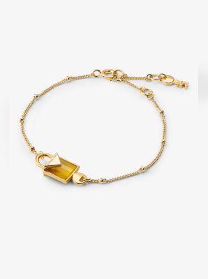 14K Gold-Plated Sterling Silver Lock 