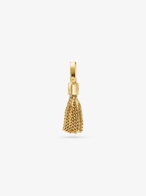 14K Gold-Plated Sterling Silver Tassel Charm