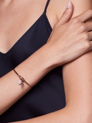 14K Rose Gold-Plated Sterling Silver Flamingo Charm