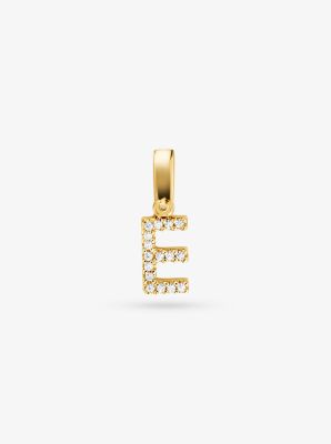 Alphabet Charm 14k Gold-plated Sterling Silver Letter A