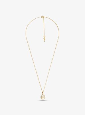 michael kors triangle necklace