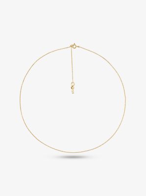 Precious Metal-Plated Sterling Silver Starter Necklace | Michael Kors
