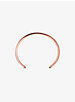 14K Rose Gold-Plated Sterling Silver Pavé Nesting Cuff image number 1