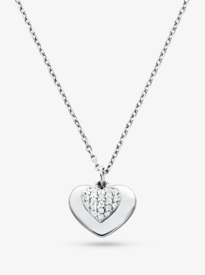 michael kors heart pendant necklace