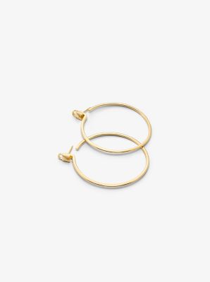 Precious Metal-Plated Sterling Silver Interchangeable Hoops