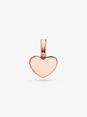 Precious Metal-Plated Sterling Silver Heart Charm | Michael Kors
