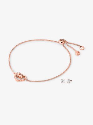 michael kors pave heart bracelet