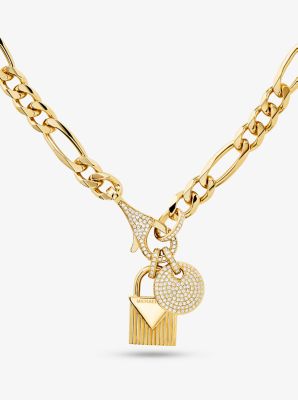 michael kors curb chain necklace