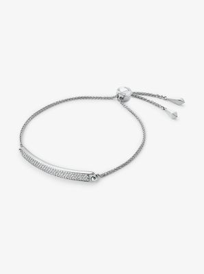 michael kors silver slider bracelet