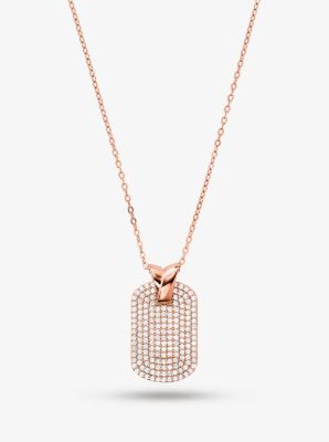 michael kors pave necklace