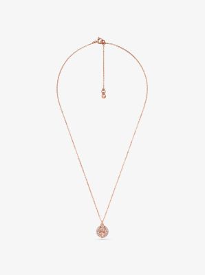 gold michael kors necklace