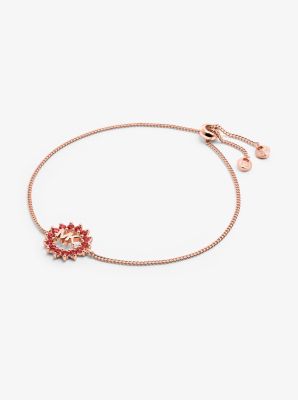 michael kors rose gold plated bracelet