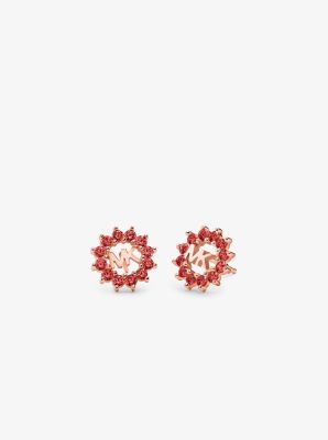michael kors flower earrings