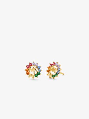 michael kors flower earrings