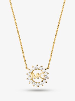 mk gold pendant