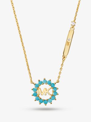 mk gold necklace