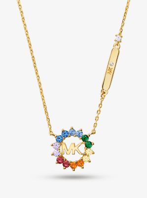 michael kors logo necklace