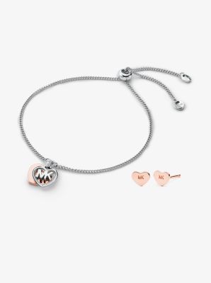 silver mk bracelet