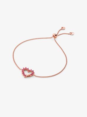 michael kors heart slider bracelet