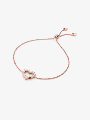 michael kors pave heart bracelet
